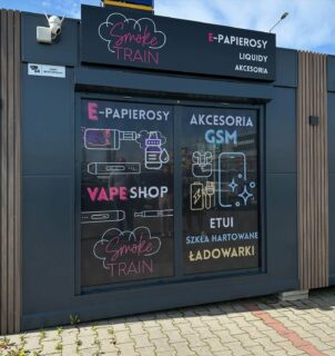 Oklejenie szyb folią OWV dla Smoke Train #reklama #oklejanieaut #carwrap #carwrapping #polskamarka #polskafirma #reklamy #oklejaniewitryn #oklejanieszyb